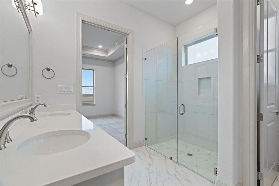 Furnished interior view inside a new home in , Decatur (Image 10).