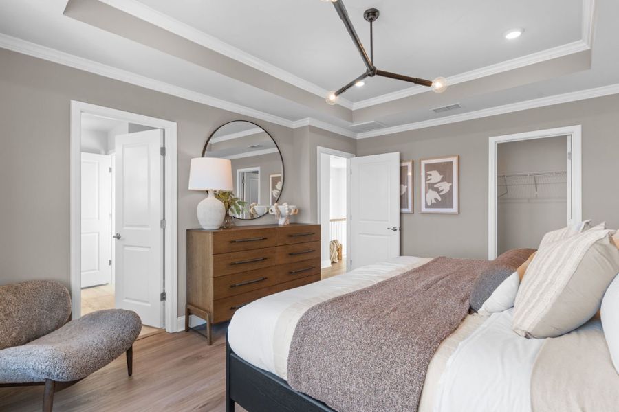 Representative furnished interior of a home built from the Joliet by Pulte Homes in Lakeside Townes at Riverlights, Wilmington (Image 52).