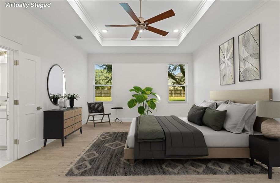 Furnished interior view inside a new home in , Salado (Image 29).