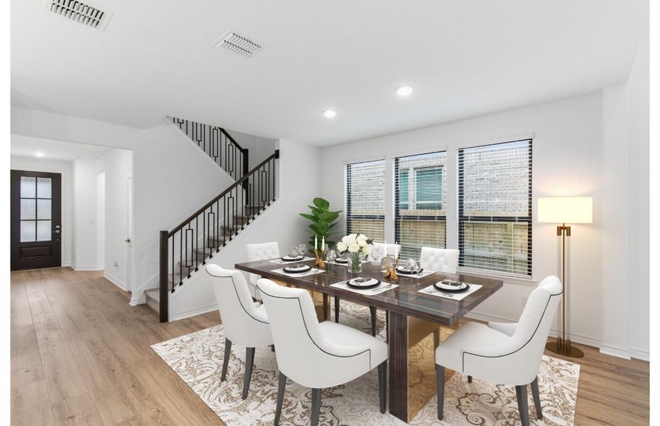 Furnished interior view inside a new home in Bison Ridge, San Antonio (Image 6).