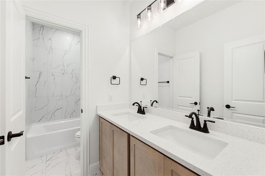 Furnished interior view inside a new home in Mosaic, Celina (Image 29).