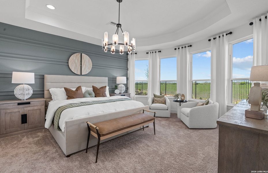 Furnished interior view inside a new home in Corley Farms, Boerne (Image 30). Furnished interior view inside a new home in Corley Farms, Boerne (Image 30).