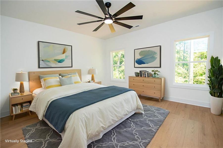 Furnished interior view inside a new home in , Fayetteville (Image 9).