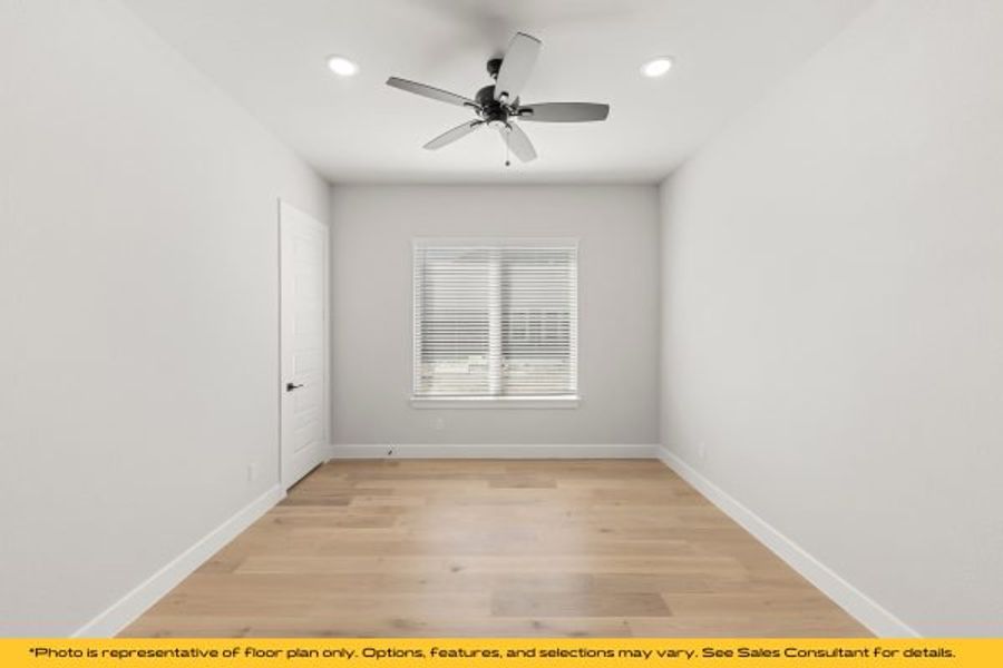 Representative unfurnished interior of a home built from the The Catalina by Stonefield Homes in The Highlands, Rockwall (Image 102).