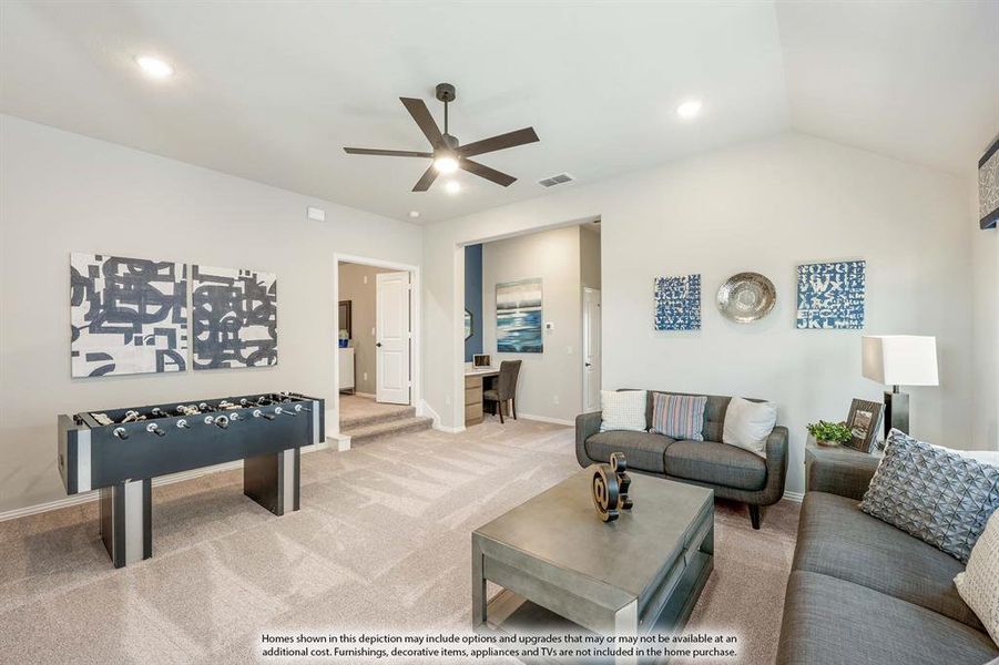 Furnished interior view inside a new home in Timberbrook 3B-4A, Justin (Image 33).