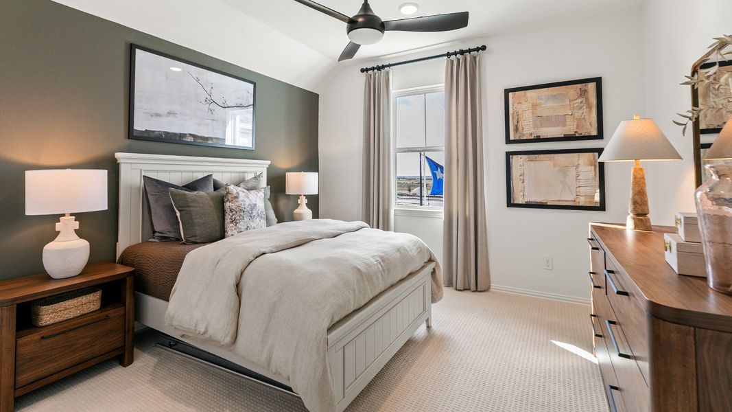 Representative furnished interior of a home built from the Rosewood by DRB Homes in Azalea, Pattison (Image 18).