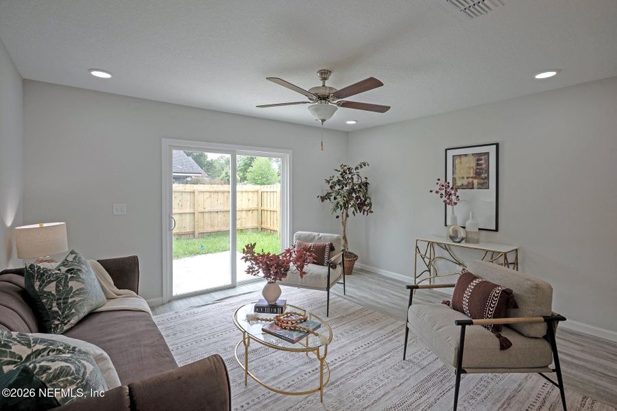 Furnished interior view inside a new home in , Jacksonville (Image 19).