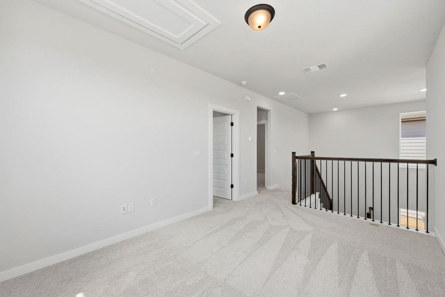 Spacious, unfurnished interior of a new home in Terrace Collection At Turner's Crossing, Buda (Image 35). Spacious, unfurnished interior of a new home in Terrace Collection At Turner's Crossing, Buda (Image 35).