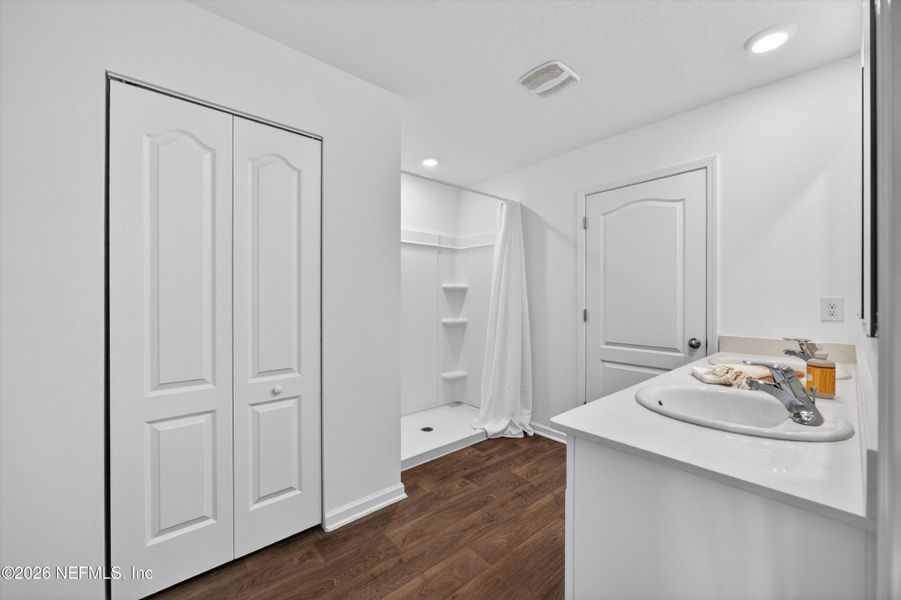 Furnished interior view inside a new home in Entrada, St. Augustine (Image 27).
