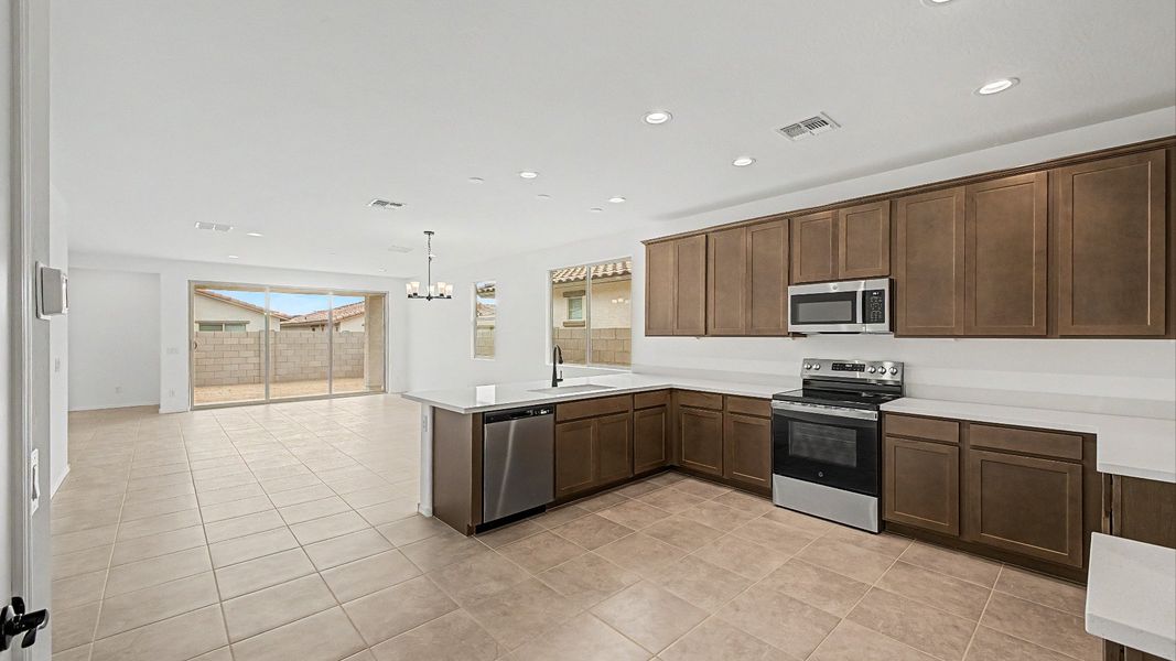 Larkspur Home Plan - Kitchen View Larkspur Home Plan - Kitchen View