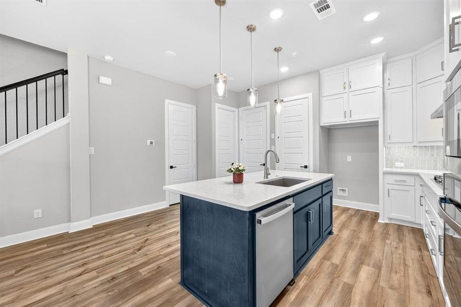 Furnished interior view inside a new home in Hillside at Las Colinas, Irving (Image 12).