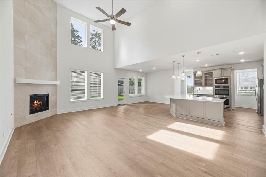 Nice, open living spaces.