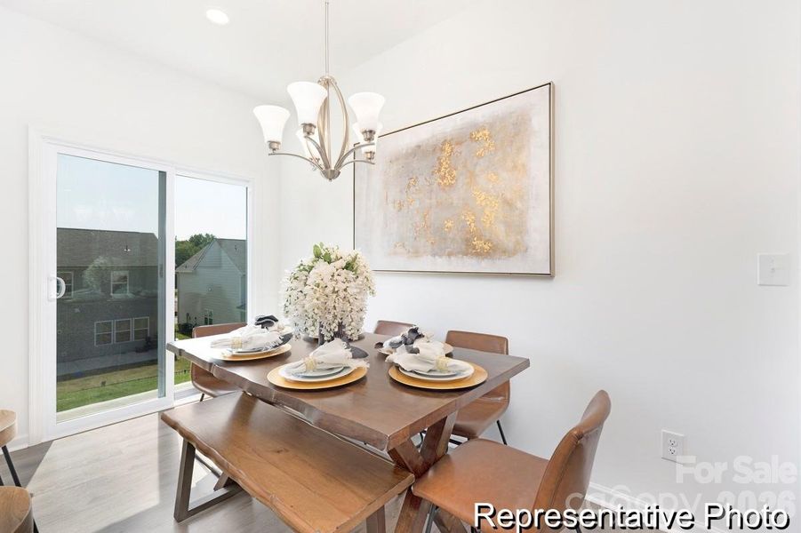 Furnished interior view inside a new home in Beaver Creek, Statesville (Image 11).