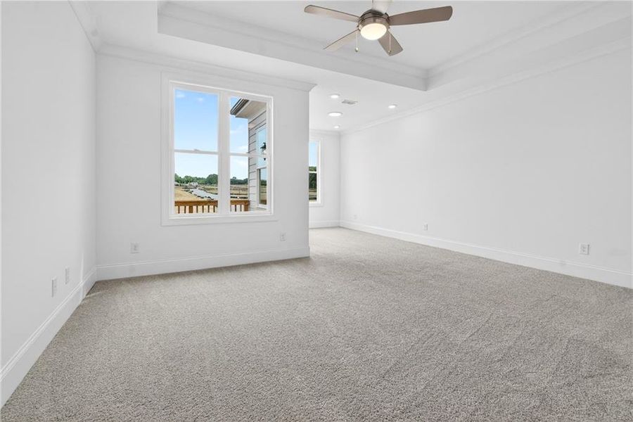 Spacious, unfurnished interior of a new home in Waterhaven, Cumming (Image 37).