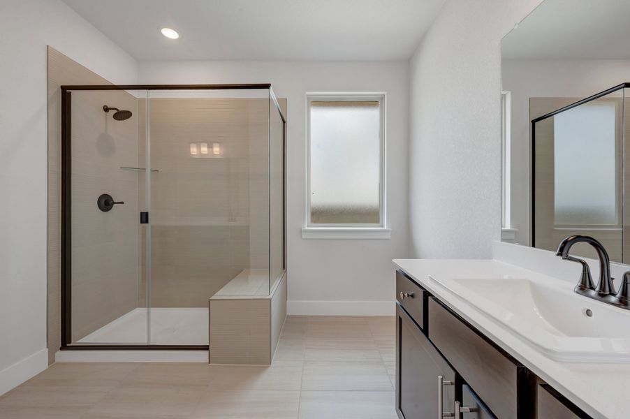 Furnished interior view inside a new home in Treeline, Justin (Image 9).