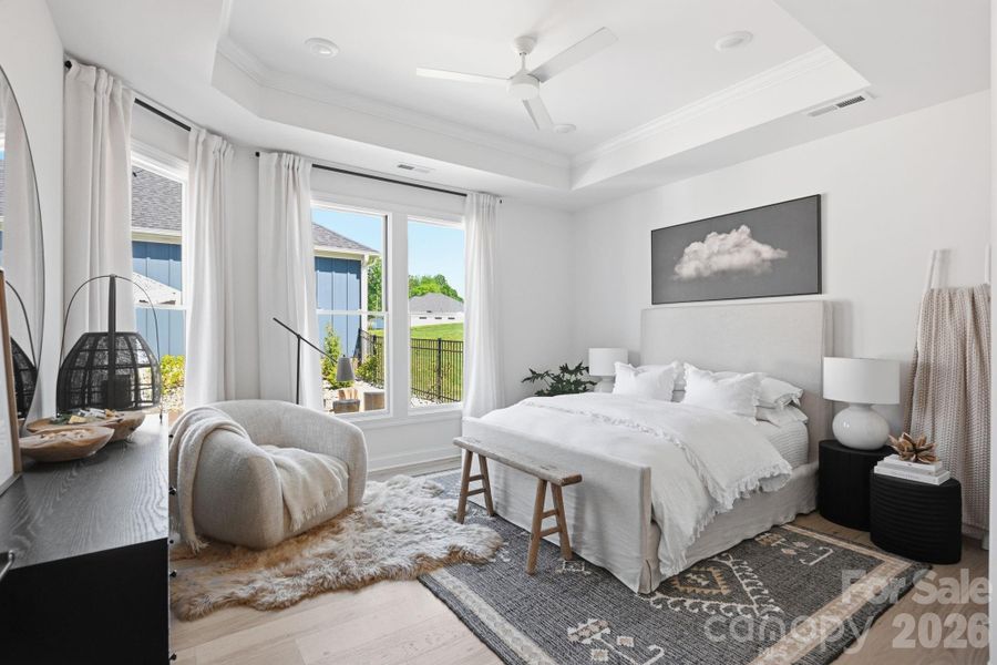 Furnished interior view inside a new home in , Mooresville (Image 10).