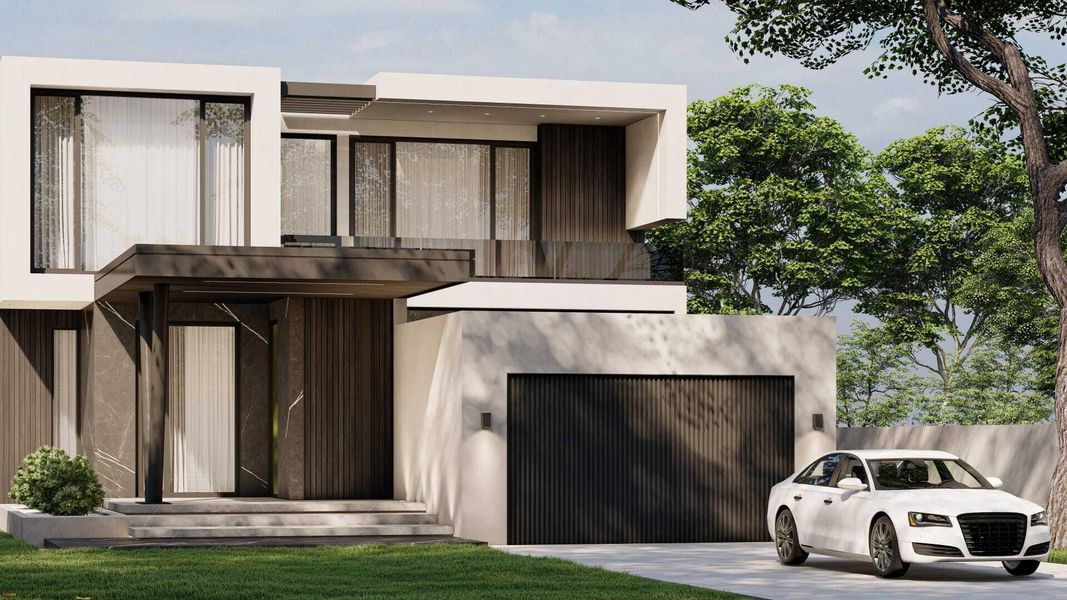 Front exterior of a new home in , Delray Beach, FL, highlighting curb appeal (Image 1).