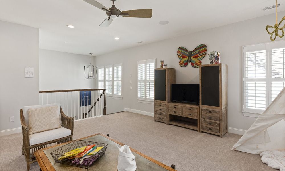 Representative furnished interior of a home built from the Tiburon II by Classica Homes in McLean - Waterfront, Clover (Image 17).