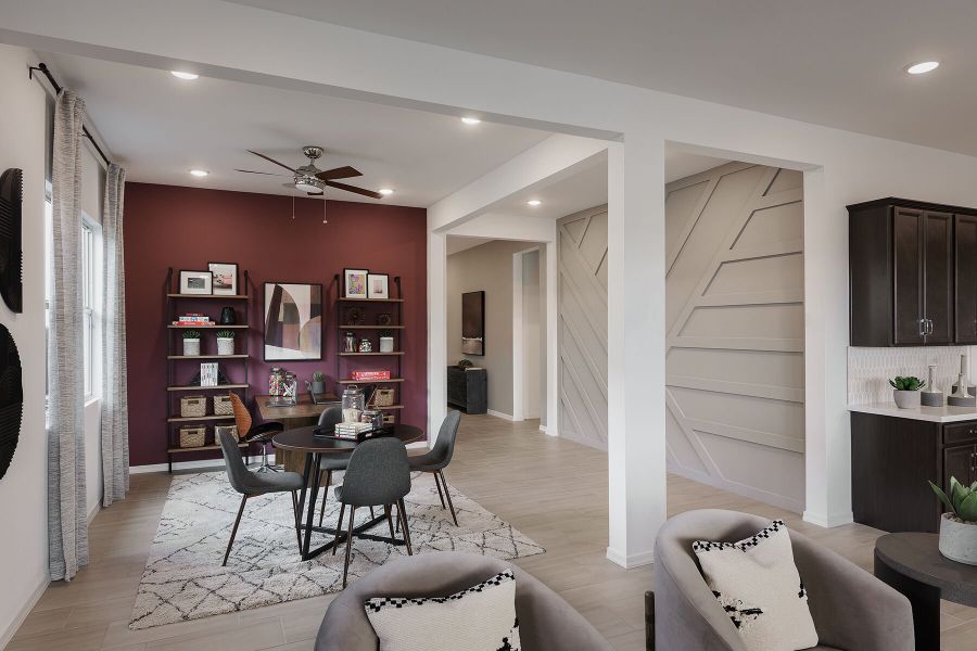 Representative furnished interior of a home built from the Mercury by Mattamy Homes in Pinnacle at San Tan Heights, San Tan Valley (Image 9).