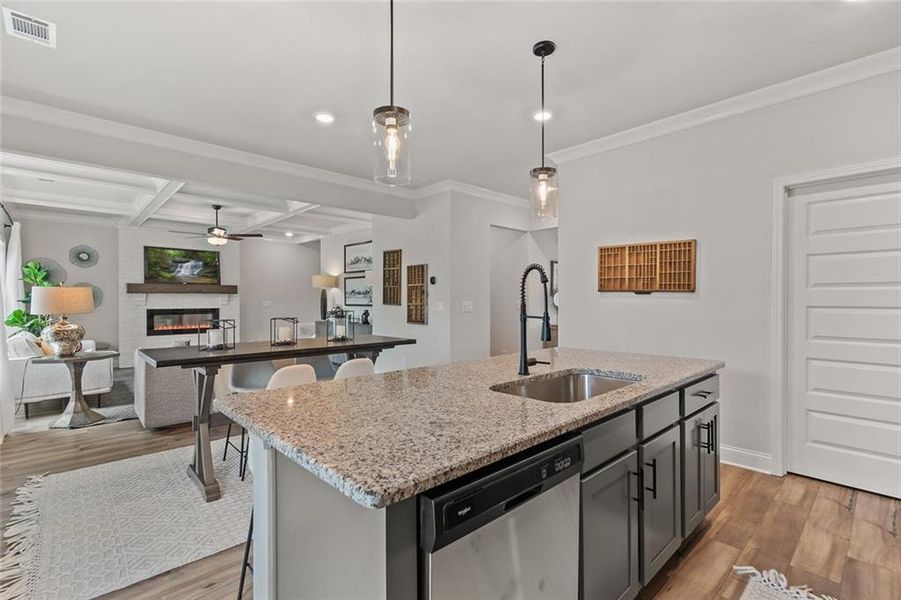 Furnished interior view inside a new home in Summerlin, Winder (Image 13).