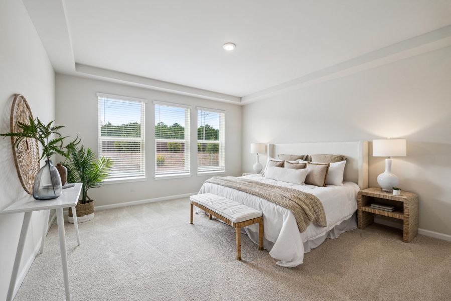 Representative furnished interior of a home built from the Juniper by Beazer Homes in The Groves of Berkeley, Moncks Corner (Image 10).