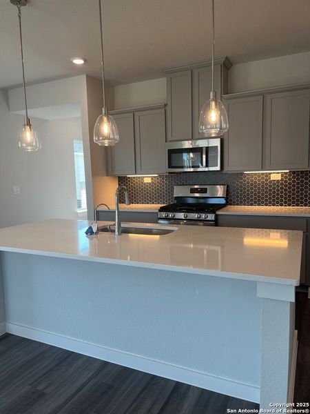 Furnished interior view inside a new home in The Meadows at Hunters Ranch, San Antonio (Image 4). Furnished interior view inside a new home in The Meadows at Hunters Ranch, San Antonio (Image 4).