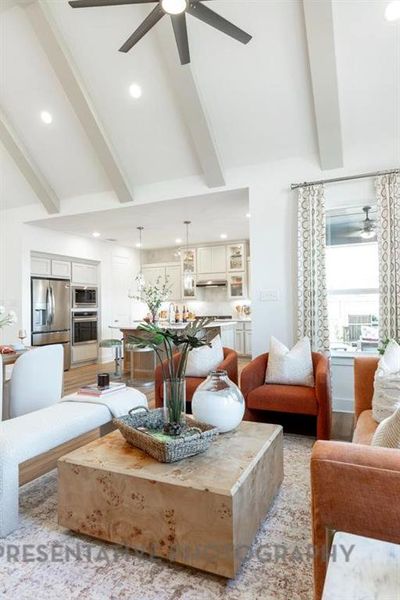 Furnished interior view inside a new home in Sonoma Verde: 60ft. lots, McLendon-Chisholm (Image 35).