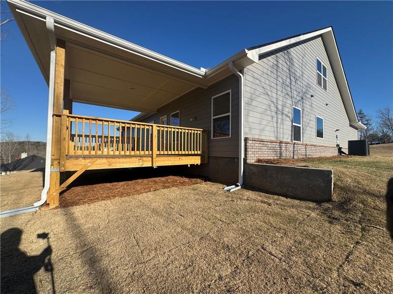 Exterior details and patio area of a home in Tuscany Hills, Douglasville (Image 19).
