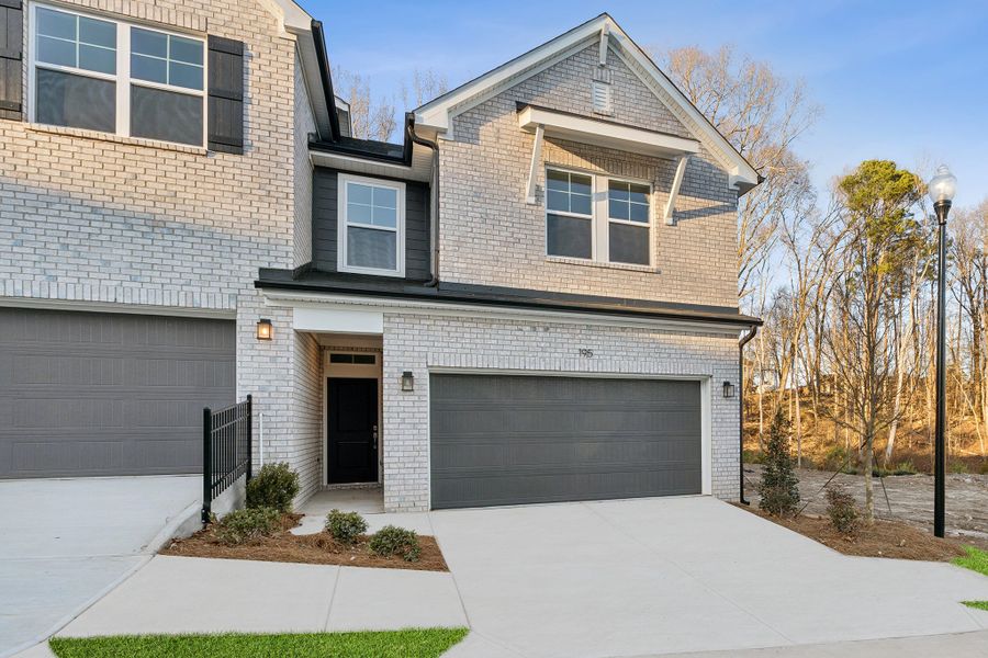 Front exterior of a new home in Grandview Terrace, Canton, GA, highlighting curb appeal (Image 2). Front exterior of a new home in Grandview Terrace, Canton, GA, highlighting curb appeal (Image 2).