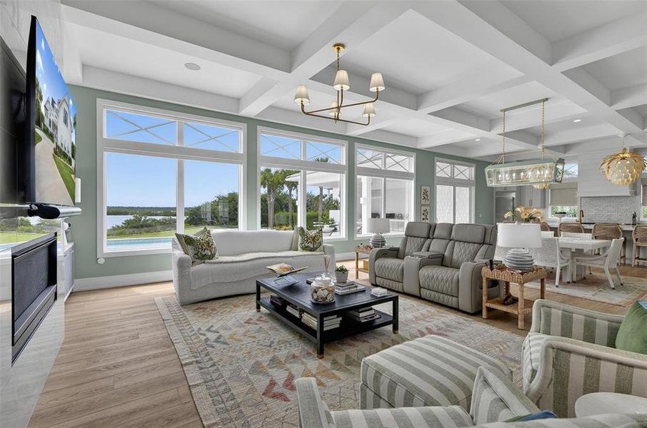 Furnished interior view inside a new home in , St. Augustine (Image 16).