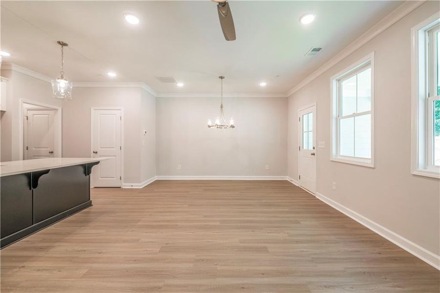 Spacious, unfurnished interior of a new home in River Walk Place, Lawrenceville (Image 22).
