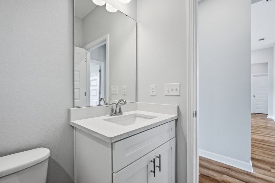 Furnished interior view inside a new home in Southern Charm, Crestview (Image 13).