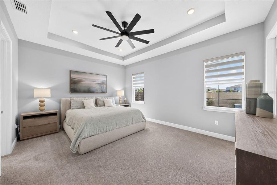 Furnished interior view inside a new home in Laureate Park, Orlando (Image 16). Furnished interior view inside a new home in Laureate Park, Orlando (Image 16).