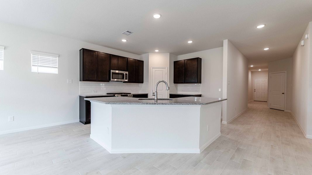 Furnished interior view inside a new home in Bluestem, Brookshire (Image 4).