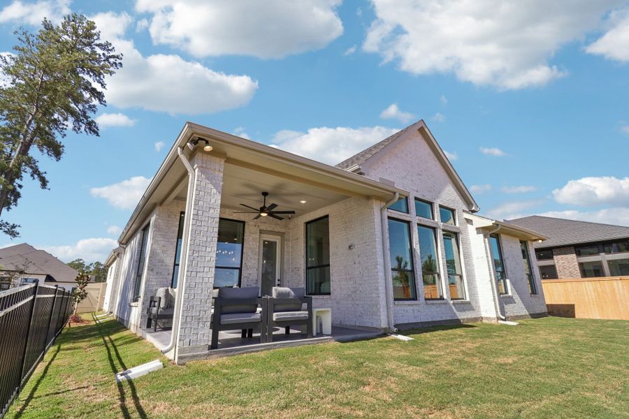 Exterior details and patio area of a home in Audubon, Magnolia (Image 23). Exterior details and patio area of a home in Audubon, Magnolia (Image 23).