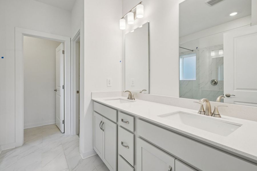 Furnished interior view inside a new home in Mansker Farms - Bronze Series, Hendersonville (Image 5).