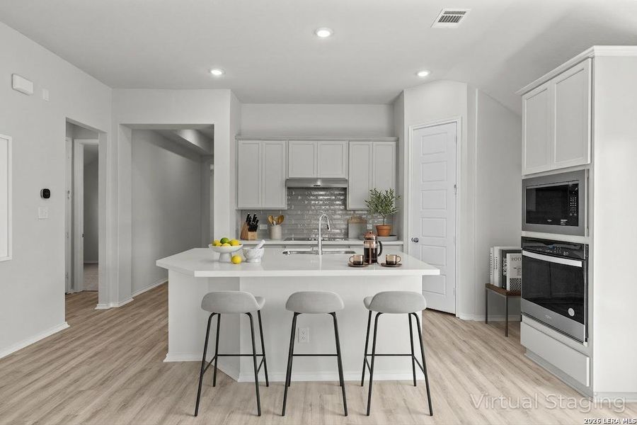 Furnished interior view inside a new home in Megan's Landing, Castroville (Image 8).