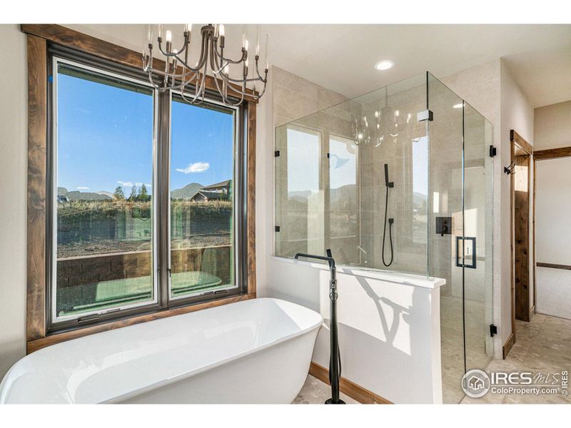 Zero entry glass shower Zero entry glass shower