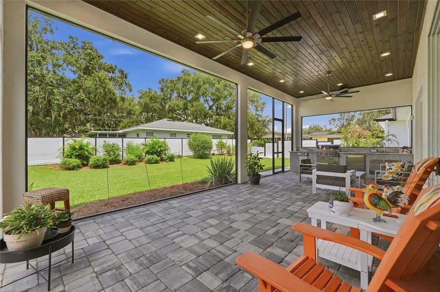 Exterior details and patio area of a home in , Winter Haven (Image 32).