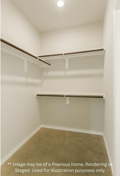 Primary suite, His or Her Walk-In Closet Primary suite, His or Her Walk-In Closet