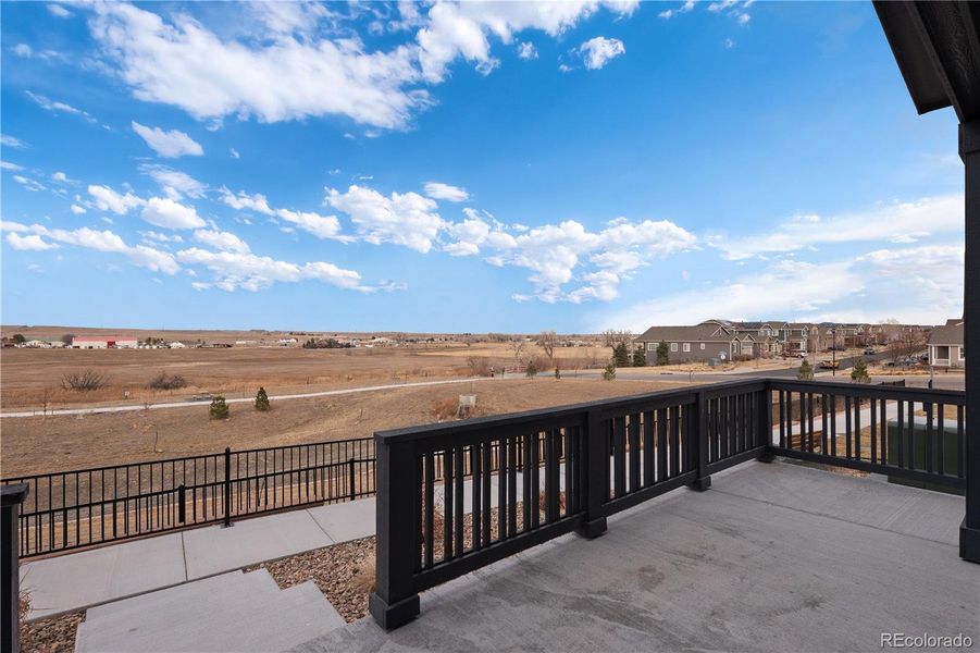 Exterior details and patio area of a home in Whisper Village, Arvada (Image 27).