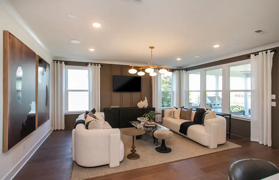Furnished interior view inside a new home in Glenview Farms, Murfreesboro (Image 16).