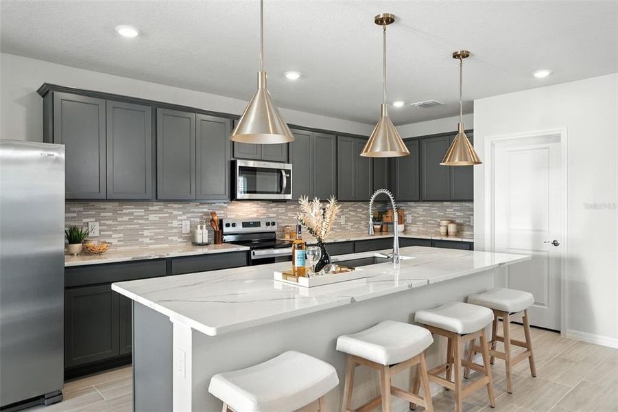 Furnished interior view inside a new home in Amelia Groves, St. Cloud (Image 15).