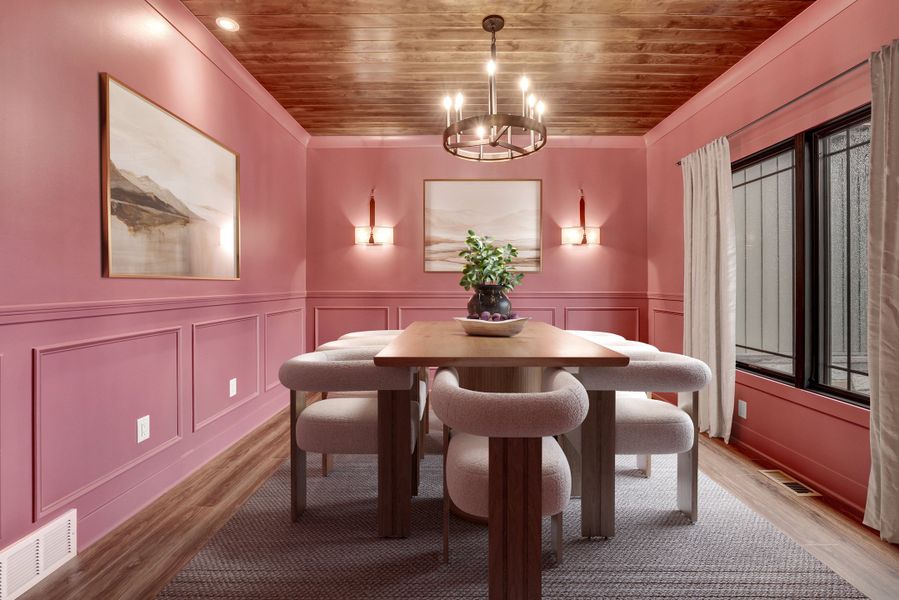 Representative furnished interior of a home built from the The Lennox by Forbes Capretto Homes in Birdsong Estates, Orchard Park (Image 7).