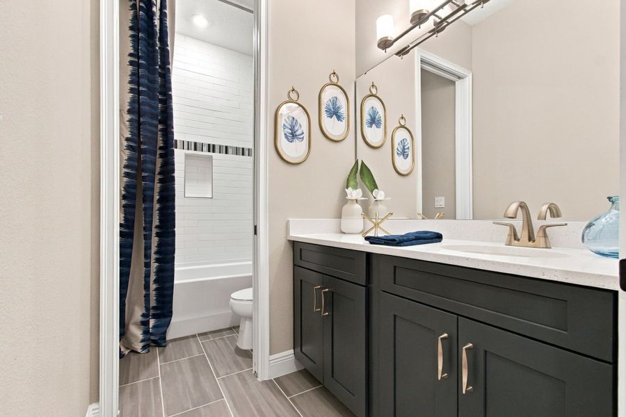 Representative furnished interior of a home built from the Joyce by William Ryan Homes in Pinecone Reserve, Brooksville (Image 40). Representative furnished interior of a home built from the Joyce by William Ryan Homes in Pinecone Reserve, Brooksville (Image 40).
