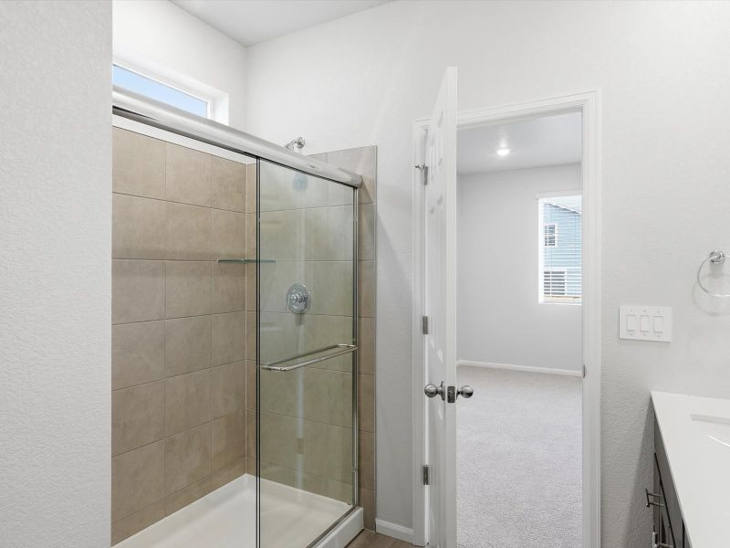 Furnished interior view inside a new home in Meridian Ranch, Peyton (Image 4).