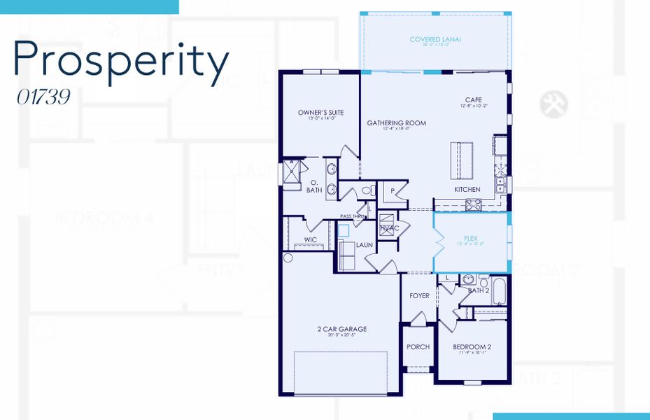 2D floor plan layout of this home in Del Webb Naples, Immokalee, FL (Image 3). 2D floor plan layout of this home in Del Webb Naples, Immokalee, FL (Image 3).