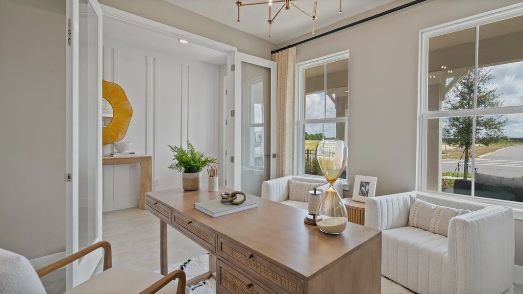 Furnished interior view inside a new home in Trailside, Mount Dora (Image 11).
