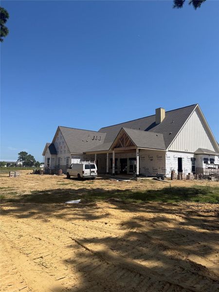 In-progress construction of a new home in , Mont Belvieu, TX (Image 5). In-progress construction of a new home in , Mont Belvieu, TX (Image 5).