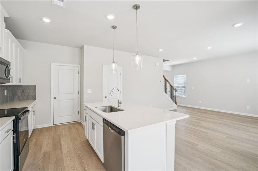 Furnished interior view inside a new home in Hawthorne Station, College Park (Image 10).